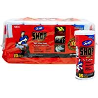 Scott Shop - Pack de 10 de 55 Hojas por Rollo- tamaño de Hoja de 27-94 x 26-41 cm- Absorbe líquidos- aceites y Grasa